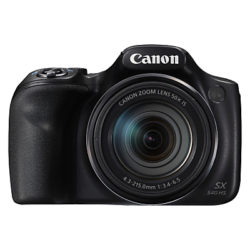 Canon PowerShot SX540 HS Bridge Camera, HD 1080p, Wi-Fi, NFC, 20.3MP, 50x Optical Zoom, 3 LCD Screen, Black